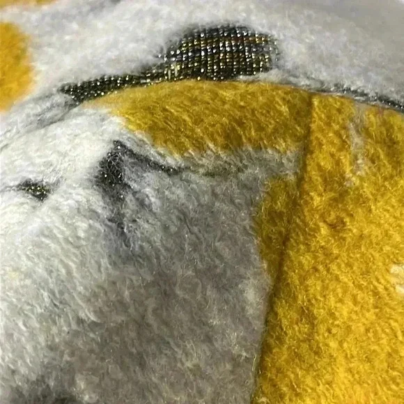 Anthropologie Saturday Sunday Zipper Floral Abstract Print Poncho Size X… - Picture 8 of 8